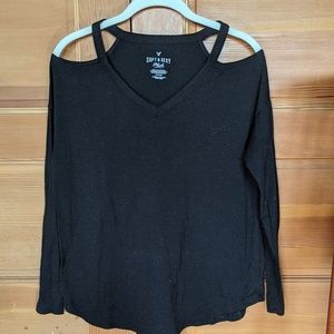 Black Fashion Long Top